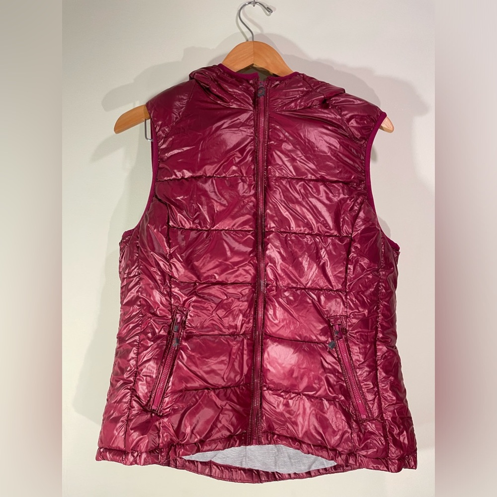 Ladies Tangerine puffer vest